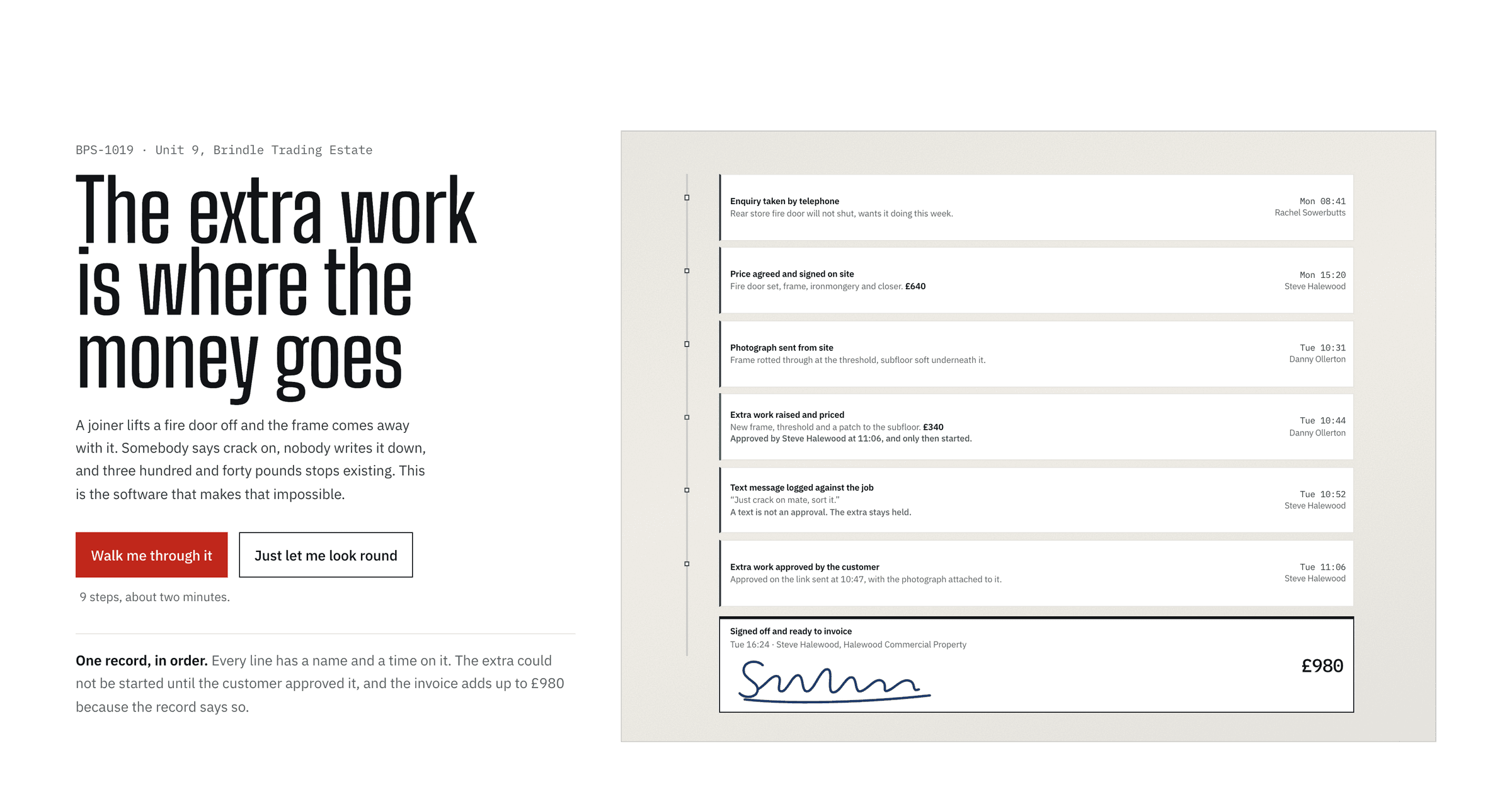 Brackenhall example job system